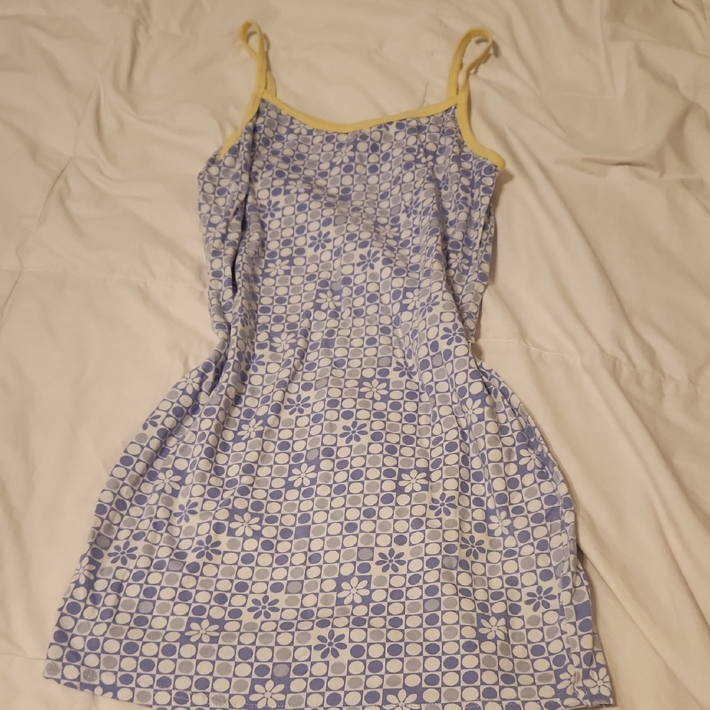 Rue21 Blue and Yellow Floral Mini Dress